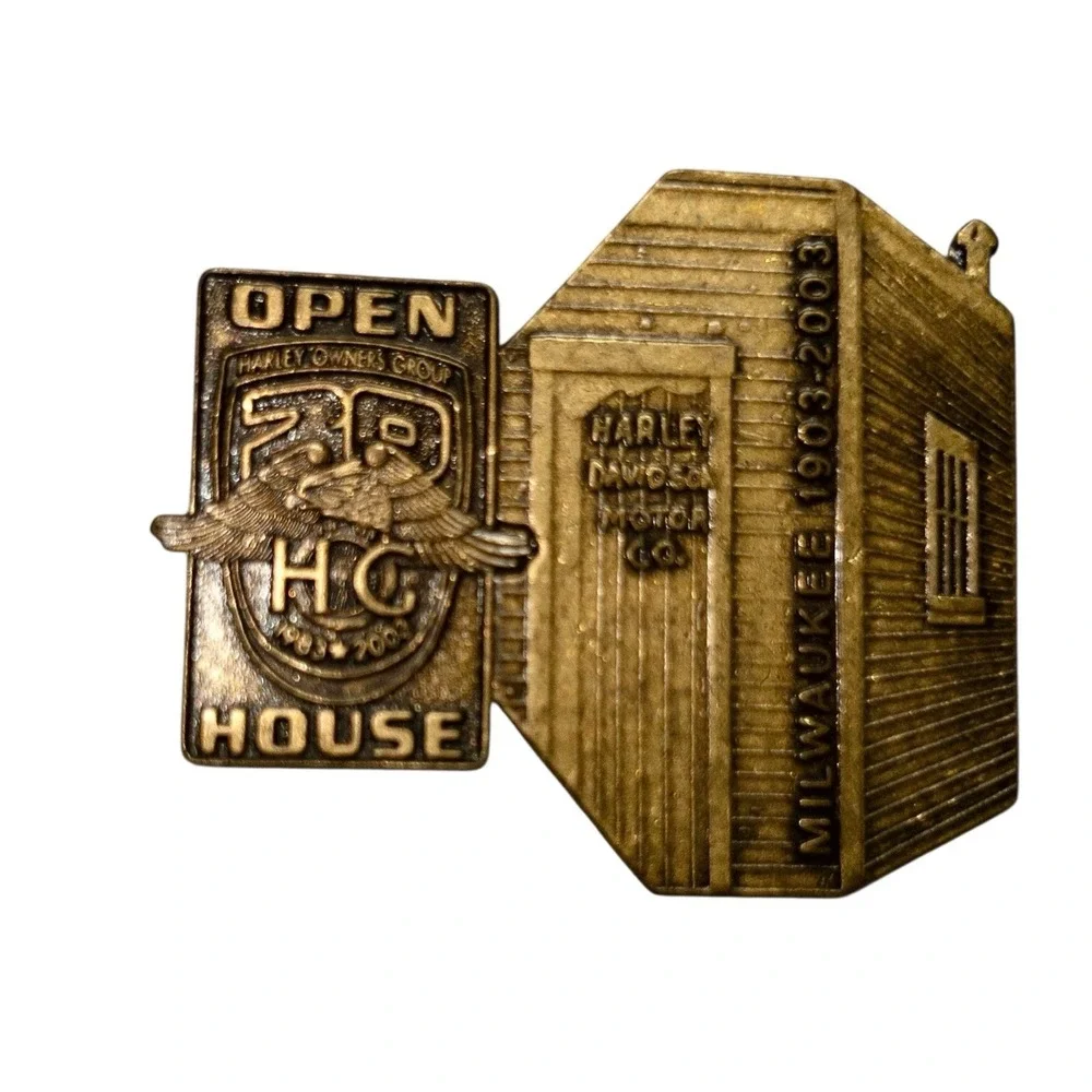 VTG Harley Davidson Owners‎ Group Open House Vest Pins 2020 2022